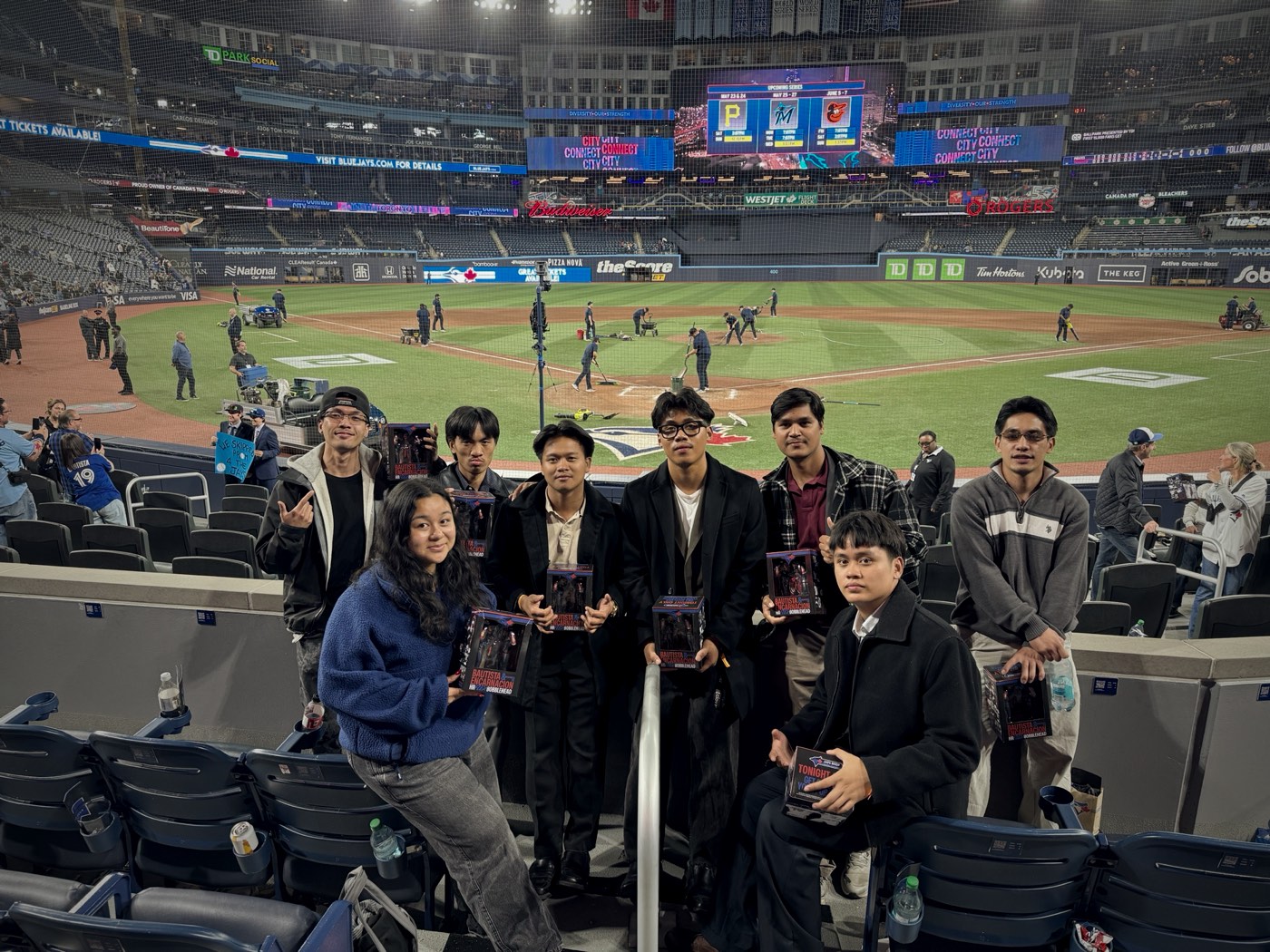 The GT Legacy team together at Rogers Centre